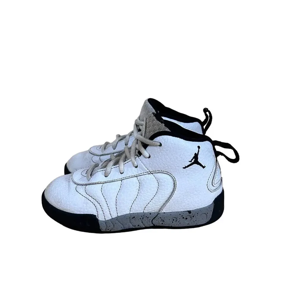 Nike - Air Jordan Jumpman- Sneakers - White -Kids Toddler Unisex -9C -378040-117
